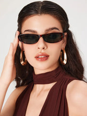 OVAL FRAME FASHION GLASSES