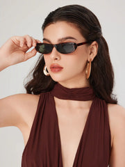 OVAL FRAME FASHION GLASSES