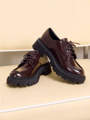 Platform Polished Loafers
