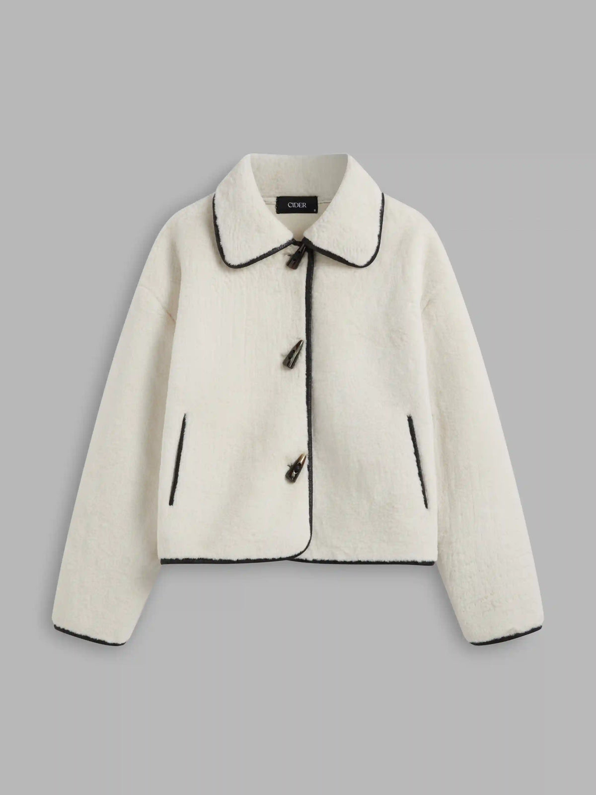 Flannel Collared Duffle Jacket