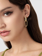CHAIN LINK DROP EARRINGS