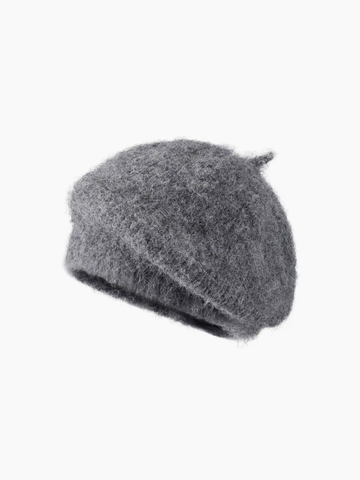 SOLID FUZZY BERET