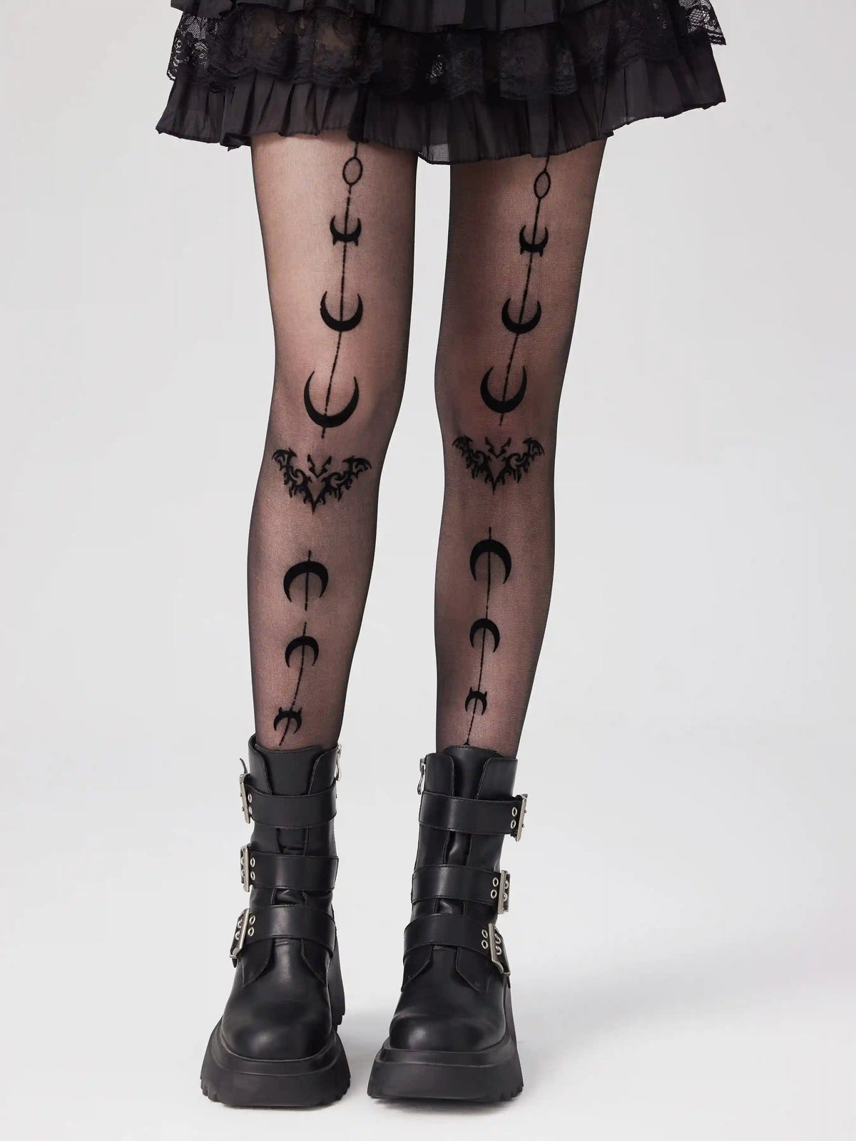 MOON & BAT NYLON TIGHTS
