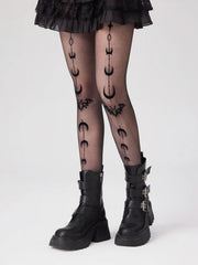 MOON & BAT NYLON TIGHTS