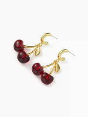 CHERRY DROP EARRINGS