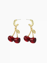 CHERRY DROP EARRINGS