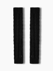 CABLE KNIT FINGERLESS GLOVES