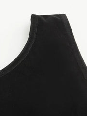 Velvet Boat Neck Bowknot Midi Dress Curve & Plus