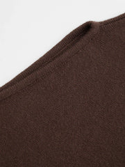 Knit Asymmetrical Neck Solid Ruched Long Sleeve Top