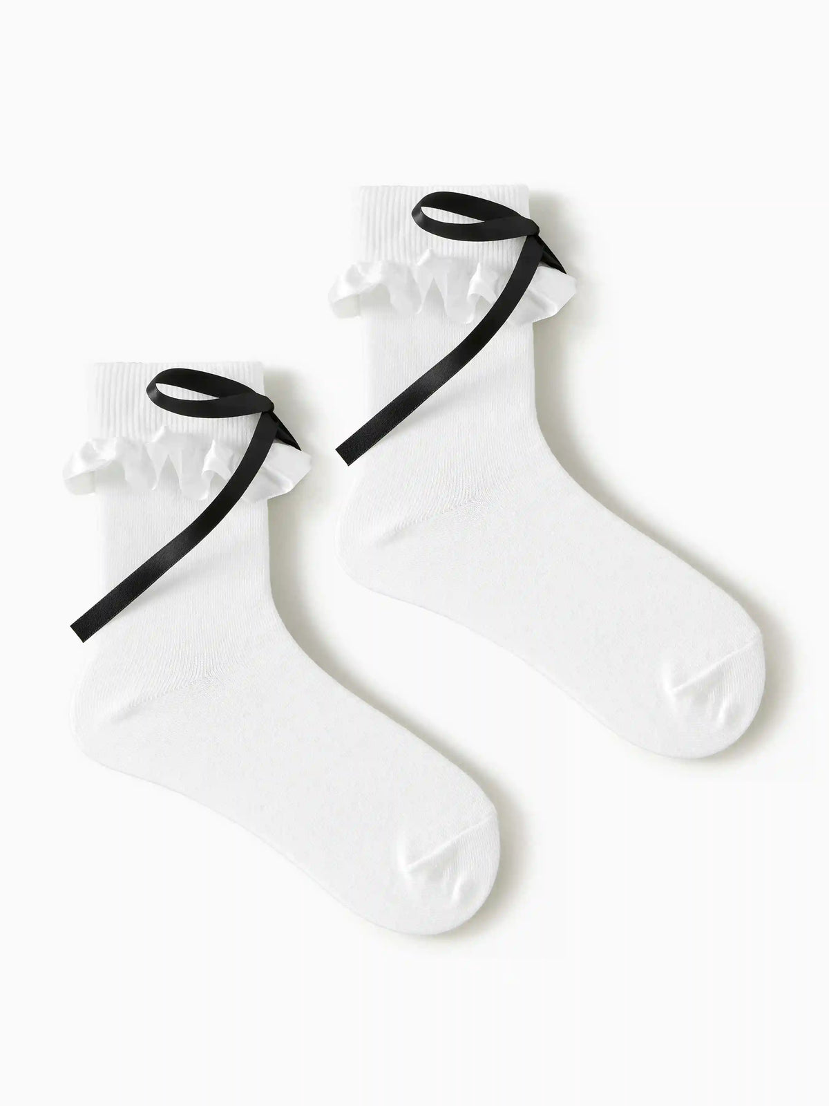 BOW & RUFFLE CREW SOCKS