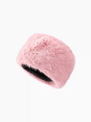 SOLID FLUFFY BUCKET HAT