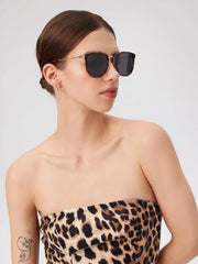 OVAL FRAME METAL FASHION GLASSES