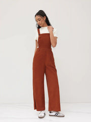 Corduroy Wide Leg Jumpsuit