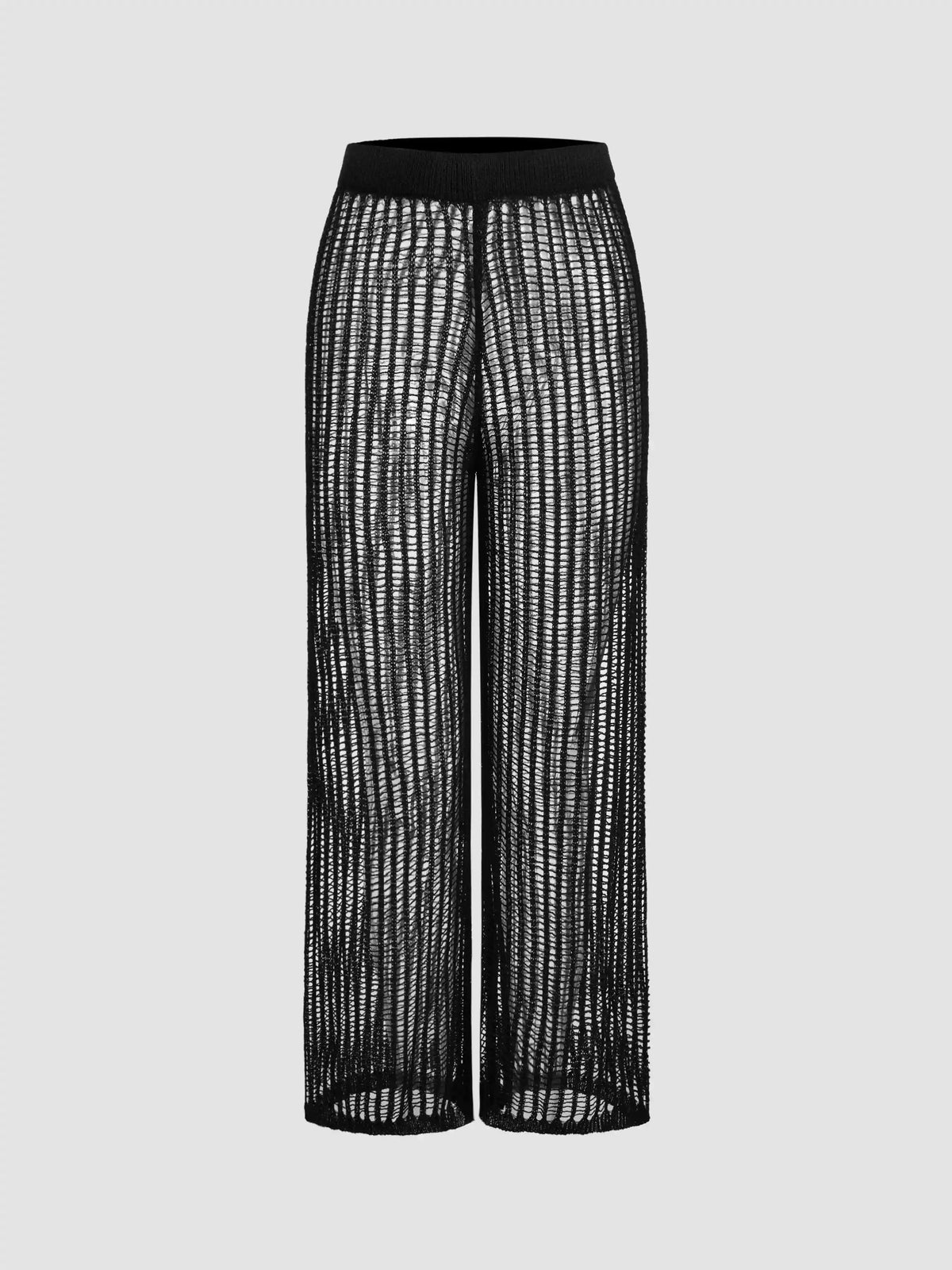 Hollow Out Cover Up Pants