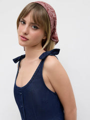 FLORAL SQUARE HEADSCARF