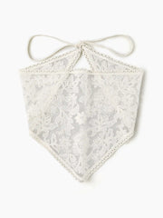 FLORAL LACE HEADSCARF