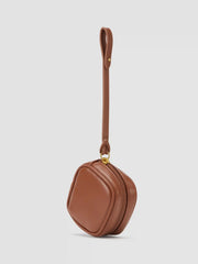 SQUARE FAUX LEATHER PURSE BAG CHARM
