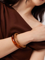 2PCS MARBLE PATTERN BRACELET SET