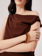 2PCS MARBLE PATTERN BRACELET SET