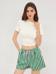 Drawstring Pull-On Boxer Short