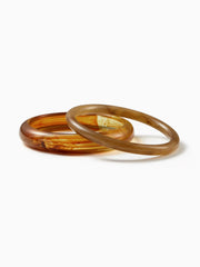 2PCS MARBLE PATTERN BRACELET SET