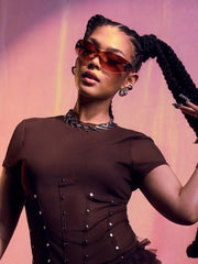 STAR CAT-EYE FASHION GLASSES
