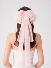 BOWKNOT MESH HAIR CLIP
