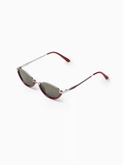 TWO-TONE FRAME CAT-EYE FASHION GLASSES