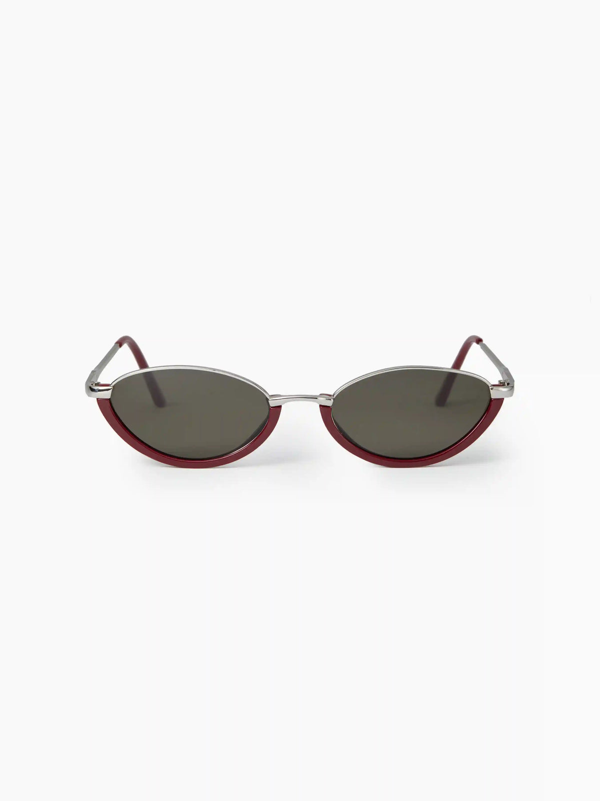 TWO-TONE FRAME CAT-EYE FASHION GLASSES