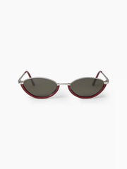 TWO-TONE FRAME CAT-EYE FASHION GLASSES