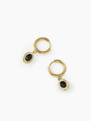 BLACK ONYX STAINLESS STEEL EAR WRAP