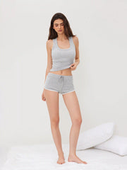 Built-in Bra Square Neck Tank Top