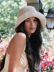 Floral Straw Hat