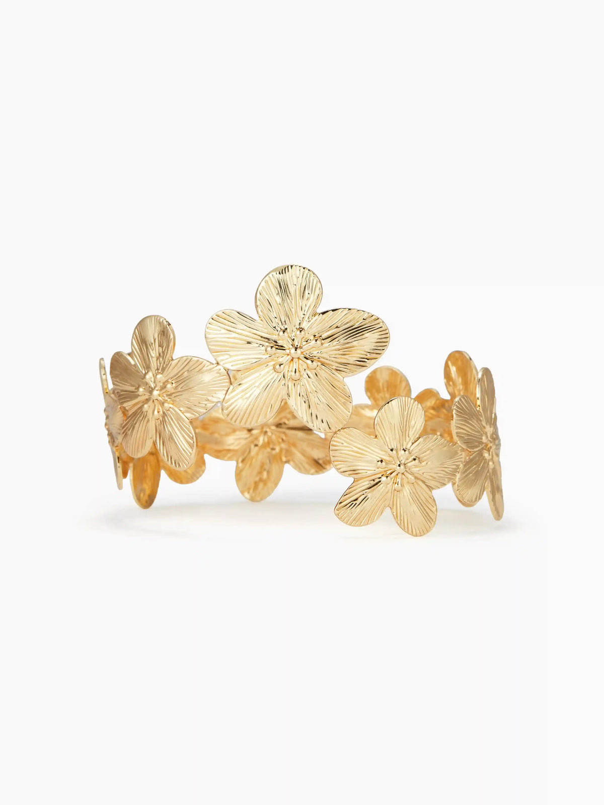 FLORAL ENGRAVED ARM CUFF