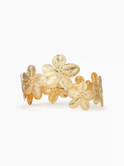 FLORAL ENGRAVED ARM CUFF