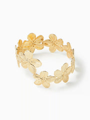 FLORAL ENGRAVED ARM CUFF