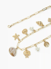 SHELL & STARFISH WAIST CHAIN