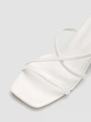 STRAP CHUNKY HEEL SANDALS