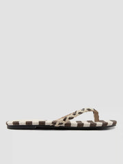 STRIPED MOVEN FLIP-FLOP SLIPPERS