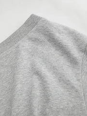 Cotton-blend Asymmetrical Neck Ruched Cinched Waist Sweatshirt