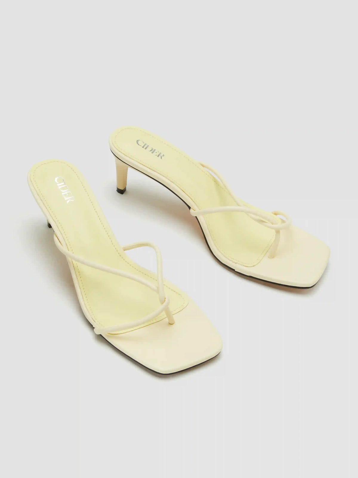 FLIP-FLOP HEELED SANDALS