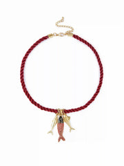 FISH PENDANT NECKLACE