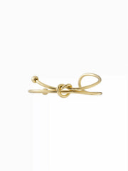 DOUBLE LAYERED KNOT OPEN BRACELET