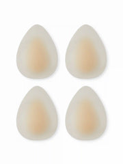 2 PAIRS WATER DROP SHAPED REUSABLE ADHESIVE SILICONE NIPPLE COVERS