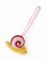 SNAIL KNITTED BAG CHARM