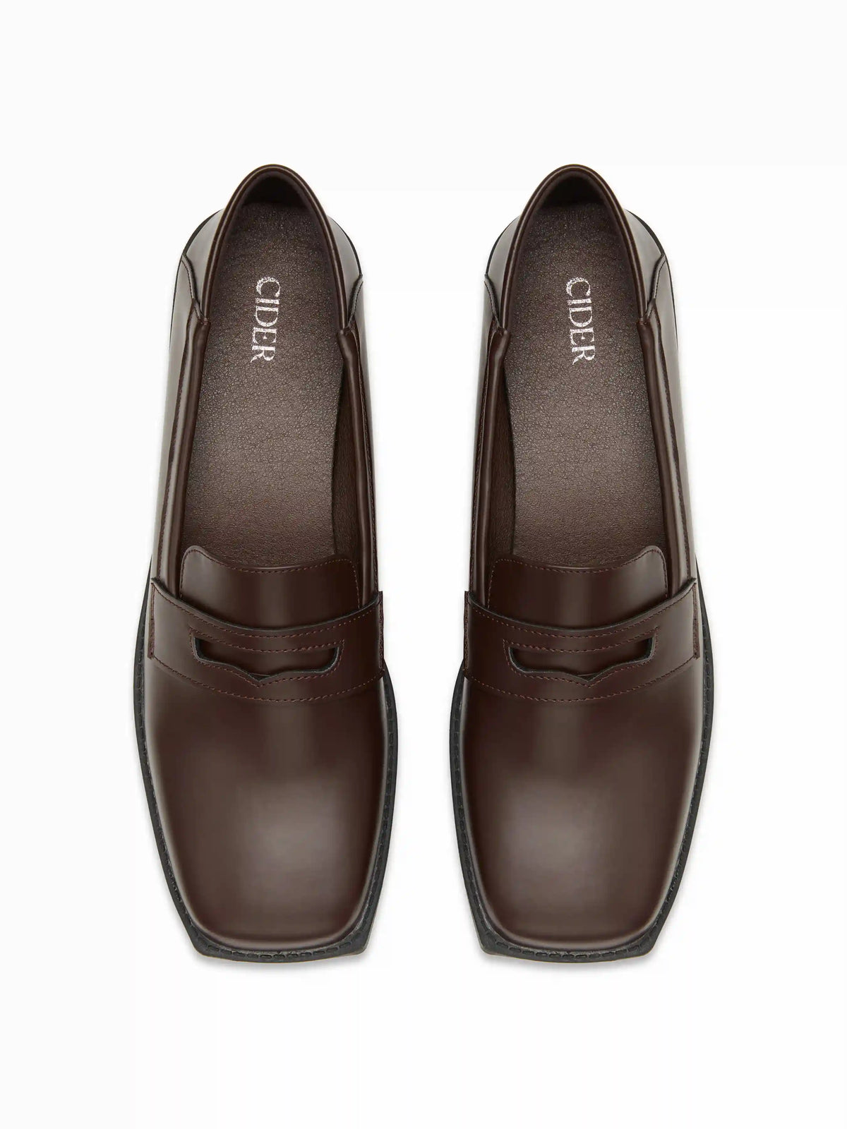 SQUARE TOE LOAFERS