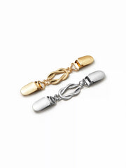 2PCS KNOT SWEATER CLIP
