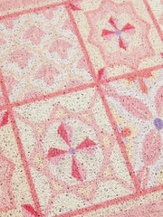 GEOMETRIC PRINT DOOR MAT