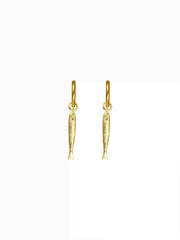 FISH HOOP EARRINGS