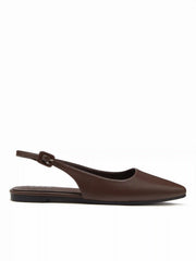 POINTED TOE SLINGBACK FLATS
